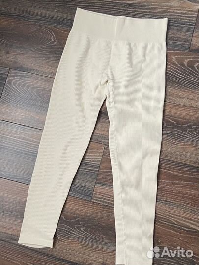 Лосины в рубчик