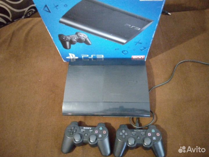 Ps3 500gb + 30 игр