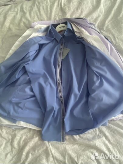 Новые мужские рубашки 158 размер