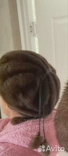 Норковый мягкий берет