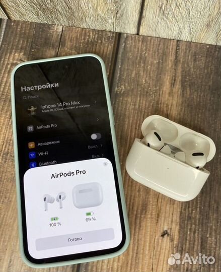 Беспроводные наушники Airpods pro чехол в подарок