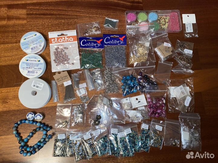 Набор для создания украшений, фурнитура, бусины
