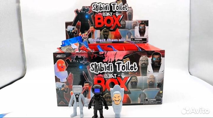 Фигурки Скибиди туалеты 24 шт skibidi toilets