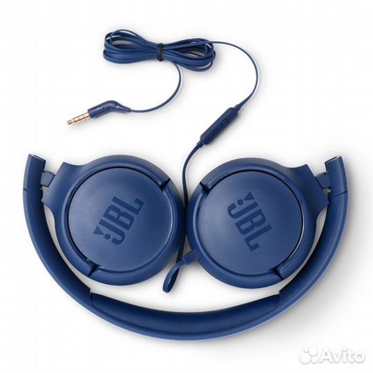 Наушники накладные проводные JBL Tune 500 синие