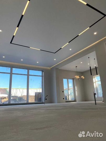 Монтаж натяжных потолков