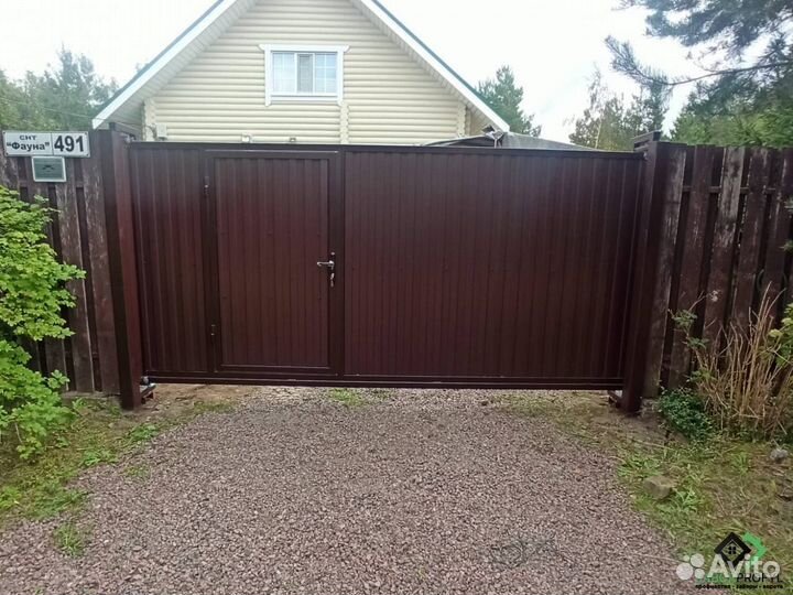 Заборы из профлиста / заборы из профнастила под кл