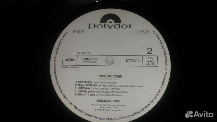 Kingdom come kingdom come 28MM 0632 Promo 1988г