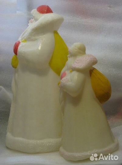 Деды Морозы СССР пластик игрушки