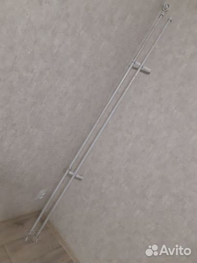 Гардина 3м светлая с кольцами