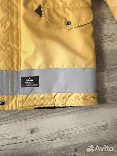 Мужская зимняя парка alpha industries оригинал