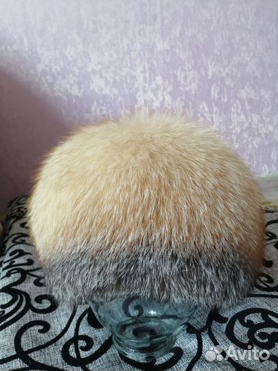 Шапка зимняя женская чернобурка