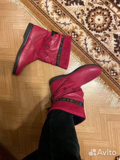 Сапоги женские на межсезонье, 38 размер