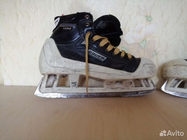 Раритет коньки канада для вратаря bauer бауры