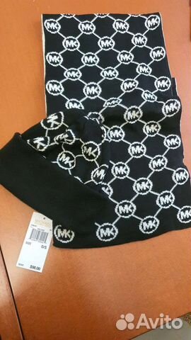 Комплект шапка и шарф женский Michael Kors