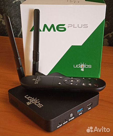 Андроид TV приставка Ugoos AM6 Plus,Ultra HD 4K
