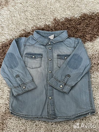 Джинсовая рубашка H&M