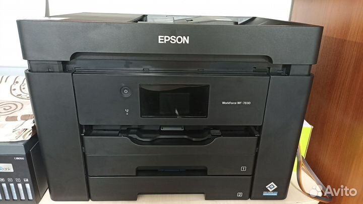Мфу струйное Epson Workforce WF-7830dtwf с снпч