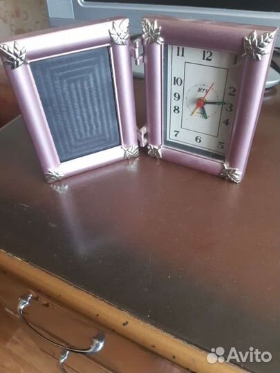 Фоторамка и часы