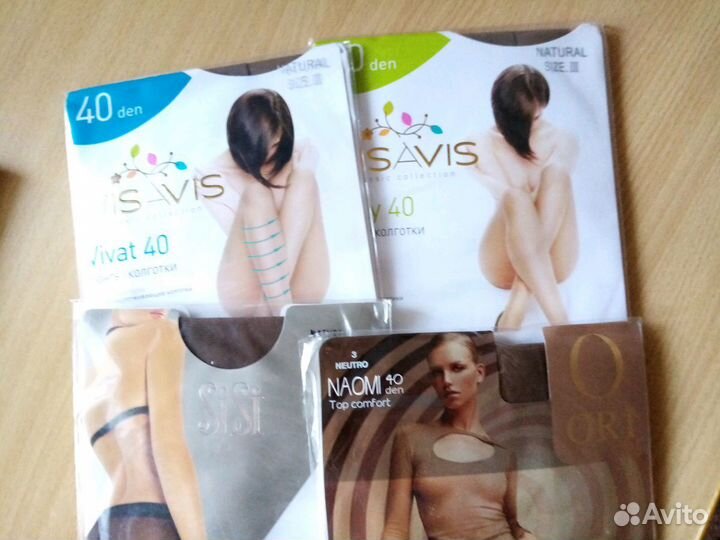 Женские капроновые колготки 3,4,5 размер