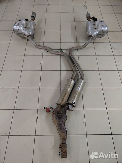 Глушитель в сборе A6 C6 4F 2,0tfsi 4F0258411M