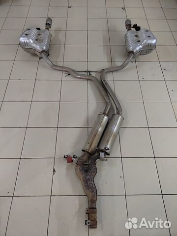 Глушитель в сборе A6 C6 4F 2,0tfsi 4F0258411M