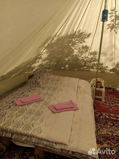 Юрта на берегу Волги