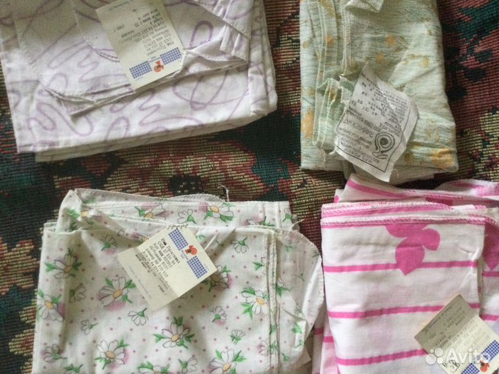 Пеленки детские,размер 90x100x120,ситец СССР