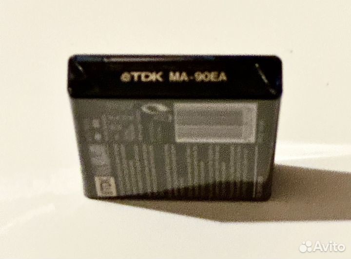 Запечатанная аудиокассета TDK MA 90 Metall