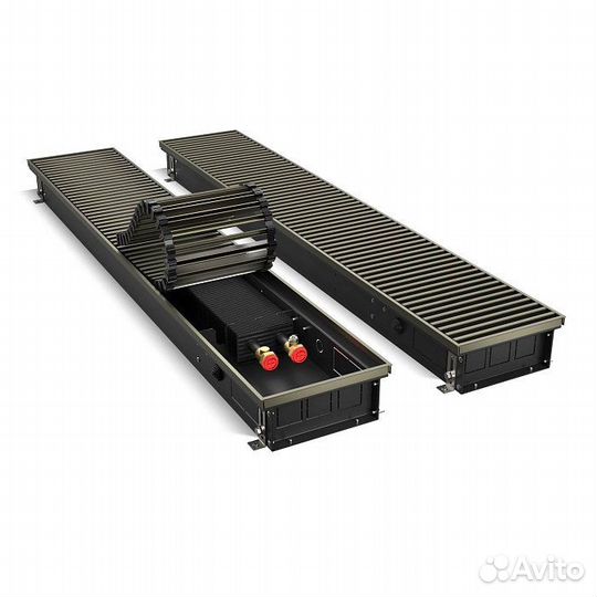 Внутрипольный конвектор с естественной конвекцией