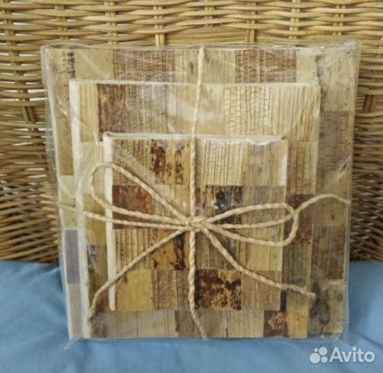 Блокноты с крафтовой текстурной бумаги