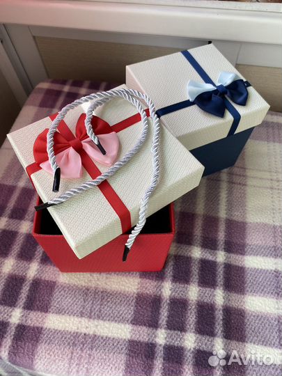 Коробочки для подарка + наполнитель