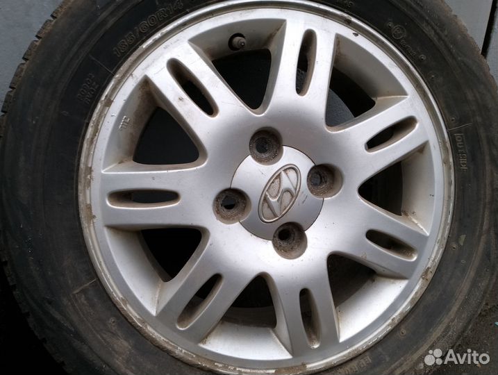 Литые диски r14 на hyundai getz