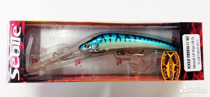 Воблер Sebile Koolie Minnow LL 160 mm