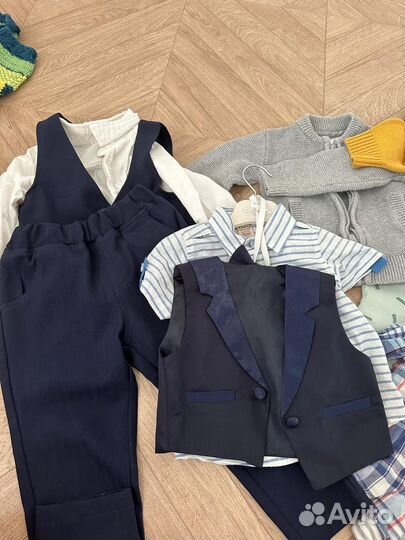 Одежда пакетом для мальчика 86 92