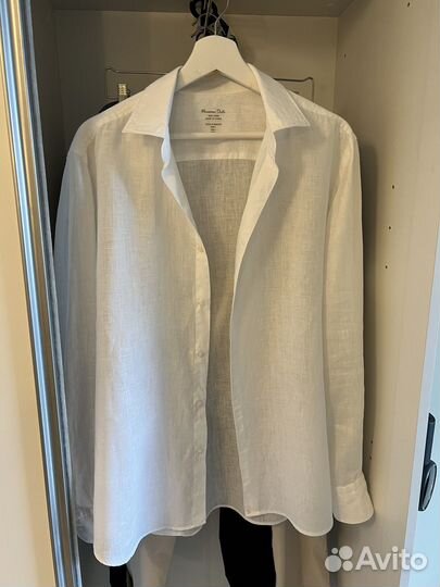 Massimo dutti рубашка лен