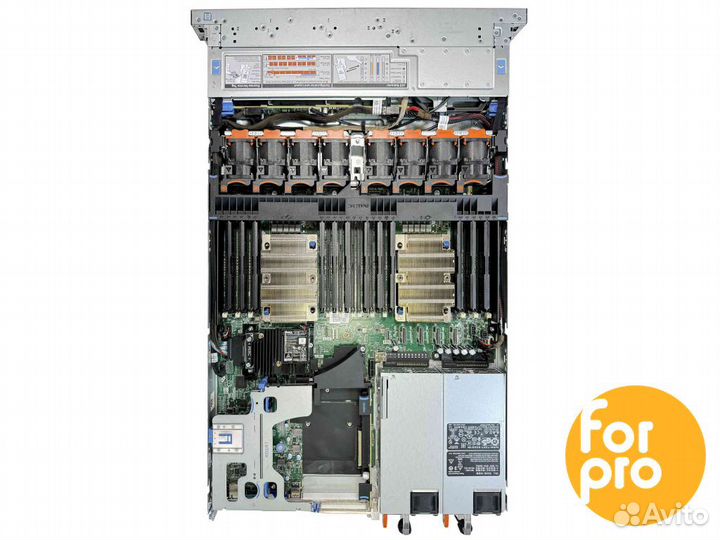 Сервер dell R640 8SFF 2x4110Sil 384GB, H740p