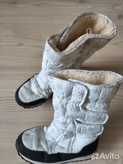 Демисезонные ботинки для девочки, размер 32