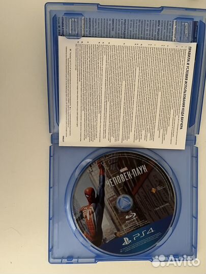 Диск на та Ps 4 человек паук