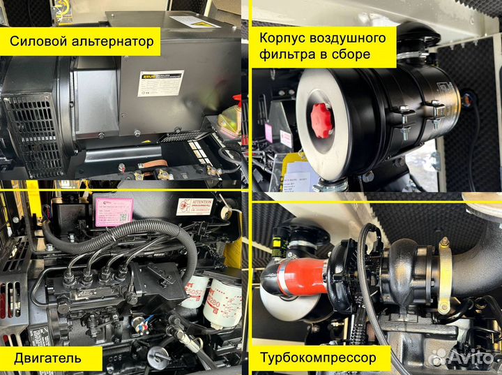 Дизельный генератор 15, 30, 50, 100, 120, 150, 200