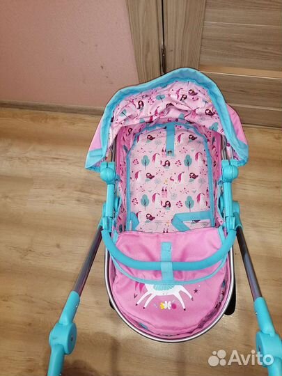 Коляска для кукол 2 в 1 demi star