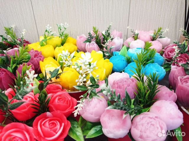 Мыльные букеты
