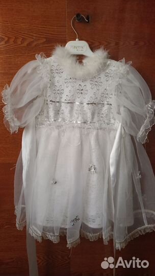 Платье снежинки