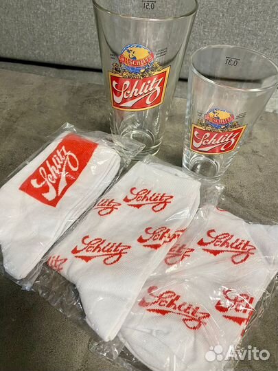 Schlitz пивные бокалы новинка