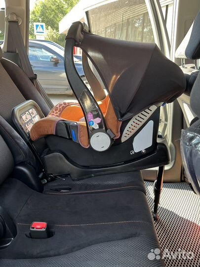 Автолюлька автокресло Welldon Diadem Giraffe Talk