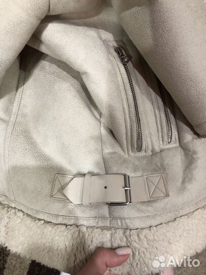 Дубленка искусственная женская авиатор S(42)