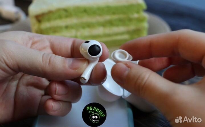 Airpods Pro (новые, шумоподавление, бонус чехол)