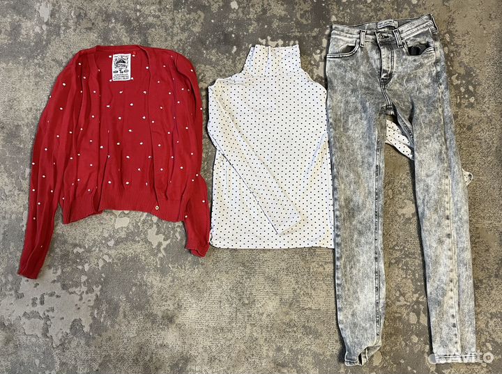 Вещи на девочку пакетом 134-146