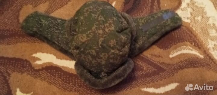 Шапка ушанка овчина, офицерская