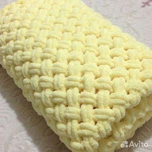 Плюшевый плед для новорожденного