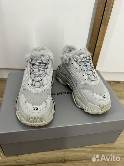 Balenciaga кроссовки зимние 36